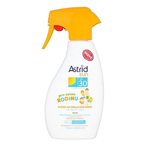 Astrid Sun OF 30 - Rodinné mléko na opalování ve spreji 270 ml