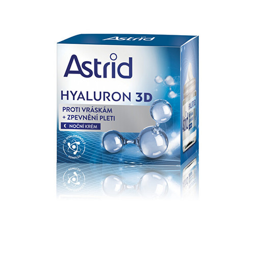 Astrid Hyaluron 3D - Zpevňující noční krém proti vráskám 50 ml