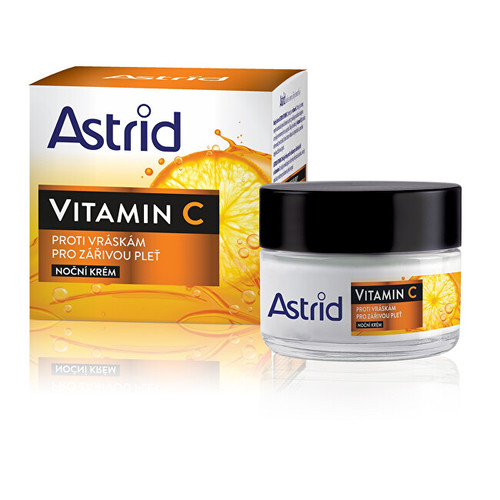 Astrid Noční krém proti vráskám pro zářivou pleť s Vitaminem C 50 ml
