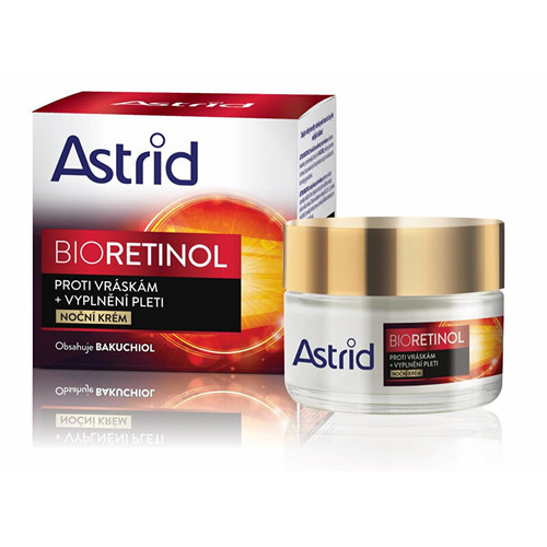 Astrid Bioretinol Night Cream - Noční krém proti vráskám pro vyplnění pleti 50 ml