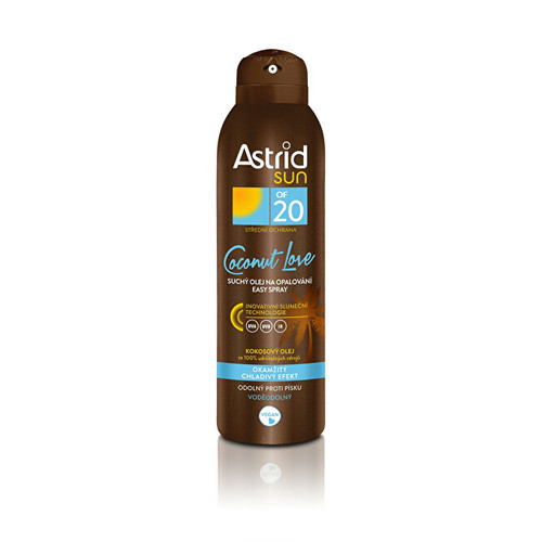 Astrid Coconut Love Oil OF 20 - Suchý olej na opalování 150 ml