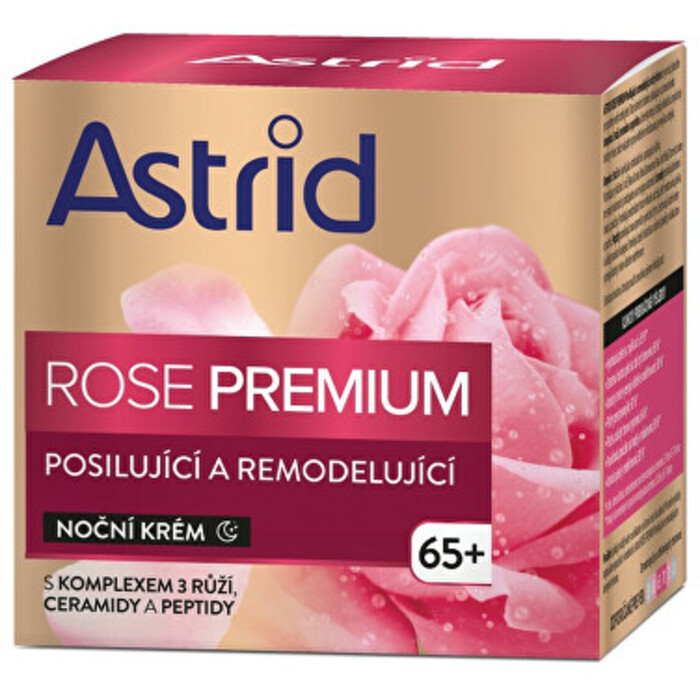 Astrid Rose Premium Night Cream ( 65+ ) - Posilující a remodelující noční krém 50 ml
