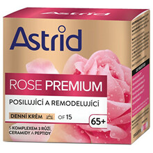 Rose Premium Day Cream OF 15 ( 65+ ) - Posilňujúci a remodelujúci denný krém
