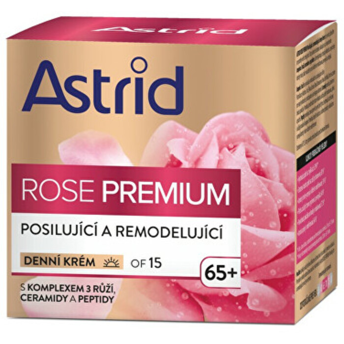 Astrid Rose Premium Day Cream OF 15 ( 65+ ) - Posilující a remodelujicí denní krém 50 ml