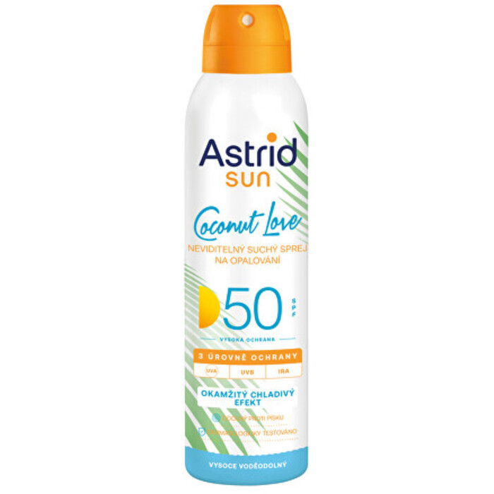 Astrid Sun Invisiblě Spray SPF 50 - Neviditelný suchý sprej na opalování 150 ml