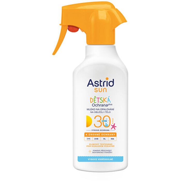 Astrid Kids Sun Milk SPF 30 - Dětské mléko ve spreji na opalování 200 ml