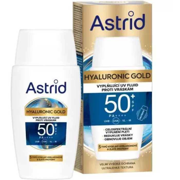 Hyaluronic Gold Fluid SPF 50 - Vyplňující denní pleťový fluid