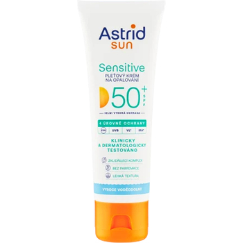 Sensitive Face Cream SPF 50+ - Pleťový krém na opalování