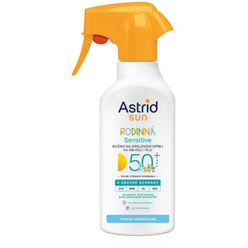 Sensitive Spray SPF 50+ - Rodinné mléko na opalování ve spreji