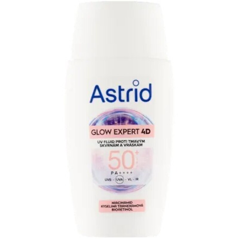 Glow Expert 4D SPF 50 - Pleťový fluid proti tmavým skvrnám a vráskám