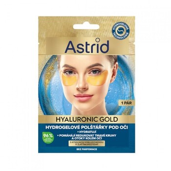 Hyaluronic Gold - Hydrogelové polštářky pod oči se zlatými proteiny a ceramidy