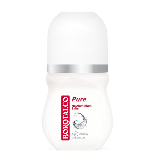 Borotalco Pure Deo Roll On - Kuličkový dámský deodorant 48h 50 ml