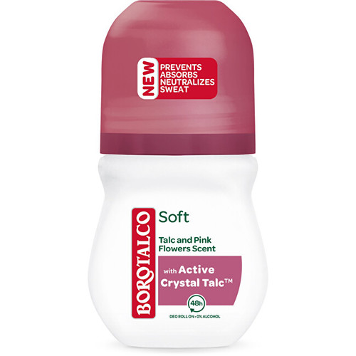 Borotalco Soft dámský deodorant - Kuličkový dámský deodorant 50 ml