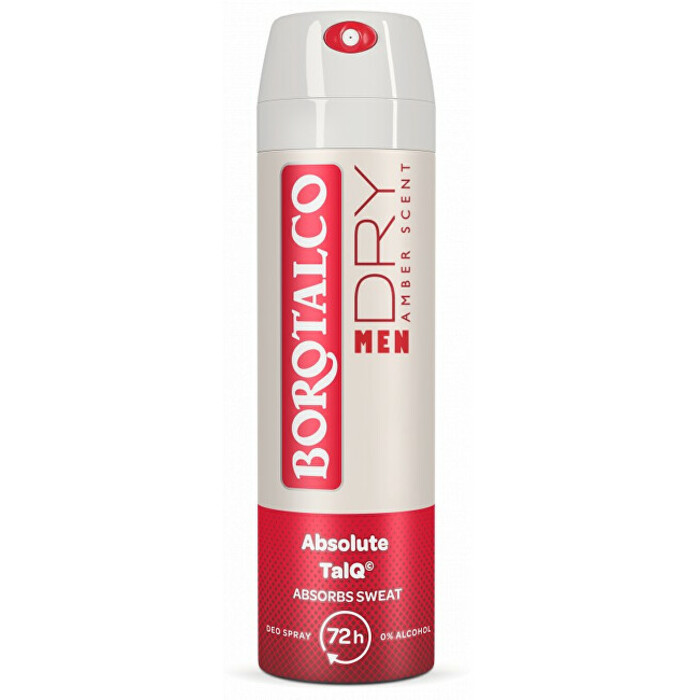 Borotalco Men Dry Amber Deo Spray - pánský deodorant ve spreji 150 ml