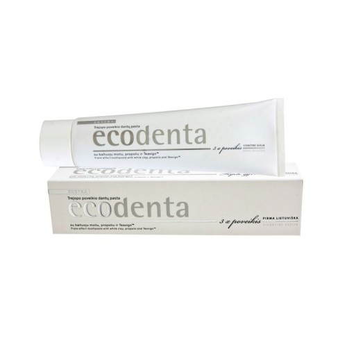 Ecodenta Triple Effect Toothpaste - Zubní pasta s trojitým efektem s bílým jílem, propolisem a extraktem Teavigo 100 ml