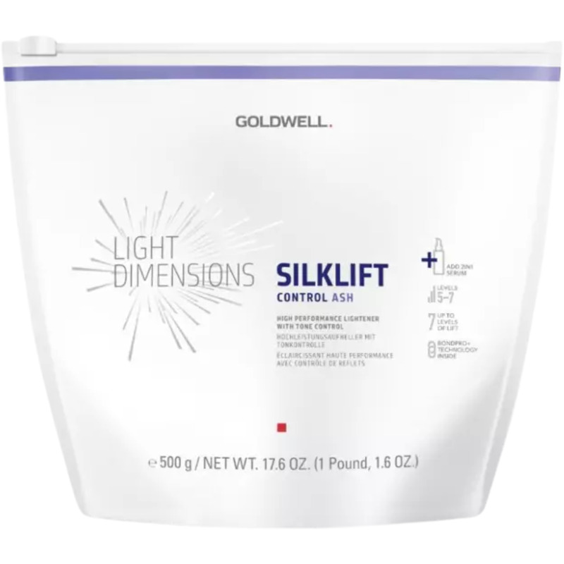 Light Dimensions Silklift Control Ash - Profesionální melírovací barva