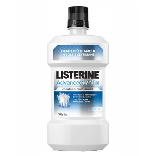 Listerine Advanced White - Ústní voda s bělícím účinkem 1000 ml