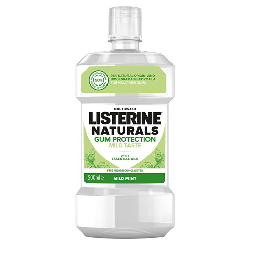 Listerine Naturals Gum Protection Mouthwash - Ústní voda 500 ml
