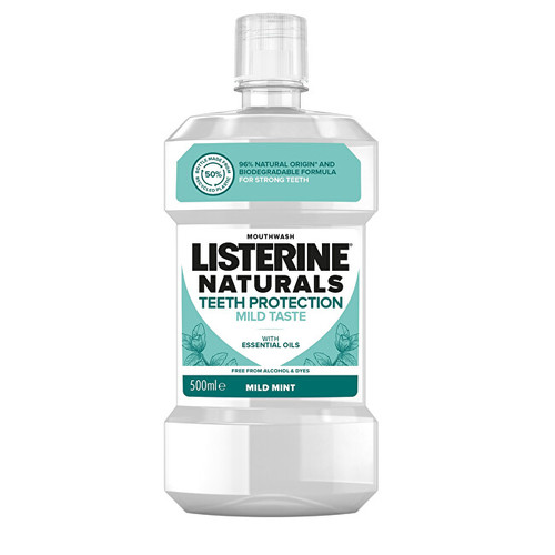Listerine Naturals Teeth Protection Mouthwash - Ústní voda 500 ml