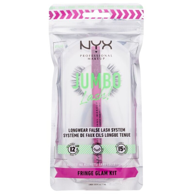 Jumbo Lash! Longwear False Lash Fringe Glam Kit - Umelé riasy
