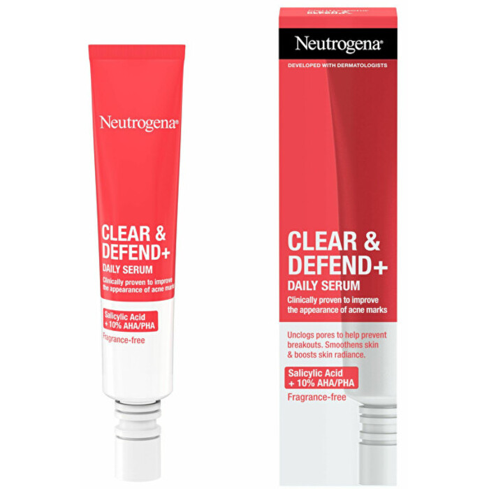 Neutrogena Clear & Defend+ Daily Serum - Sérum proti pupínkům 30 ml