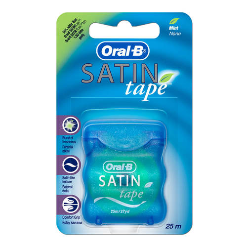 Satin Tape Mint - Zubná niť 25 m