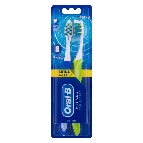 Oral B Pro Expert Pulsar Battery Powered Toothbrush ( 2 ks ) - Pulzující bateriový zubní kartáček