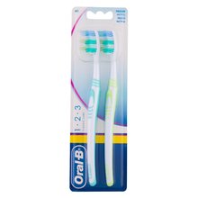 1-2-3 Classic Medium Toothbrush ( 2 ks ) - Zubní kartáček