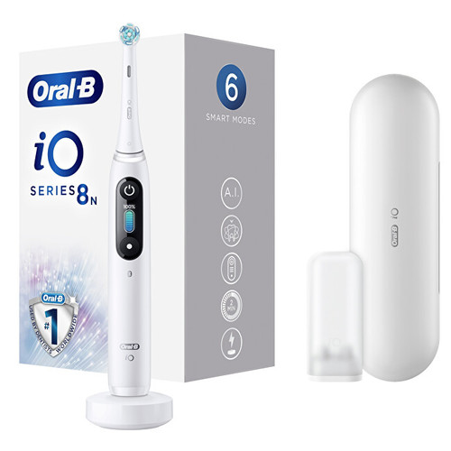 Oral B iO8 Series White Alabaster - Elektický zubní kartáček