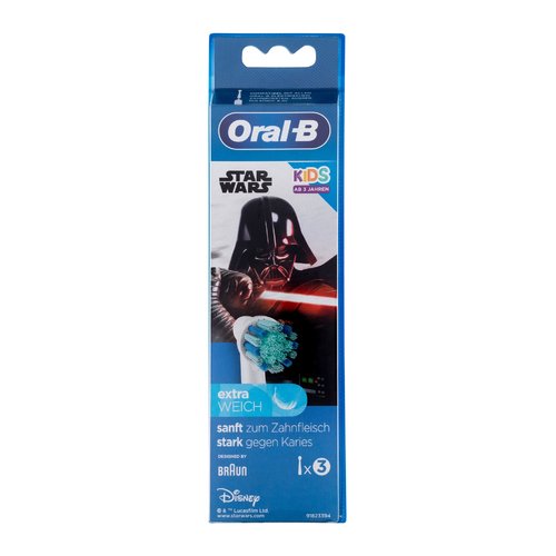 Oral B Kids Brush Heads Star Wars - Náhradní hlavice na elektrický zubní kartáček 4 ks