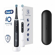 iO Series 5 Matt Black + Quite White Duo Pack Toothbrush - Elektrický zubní kartáček