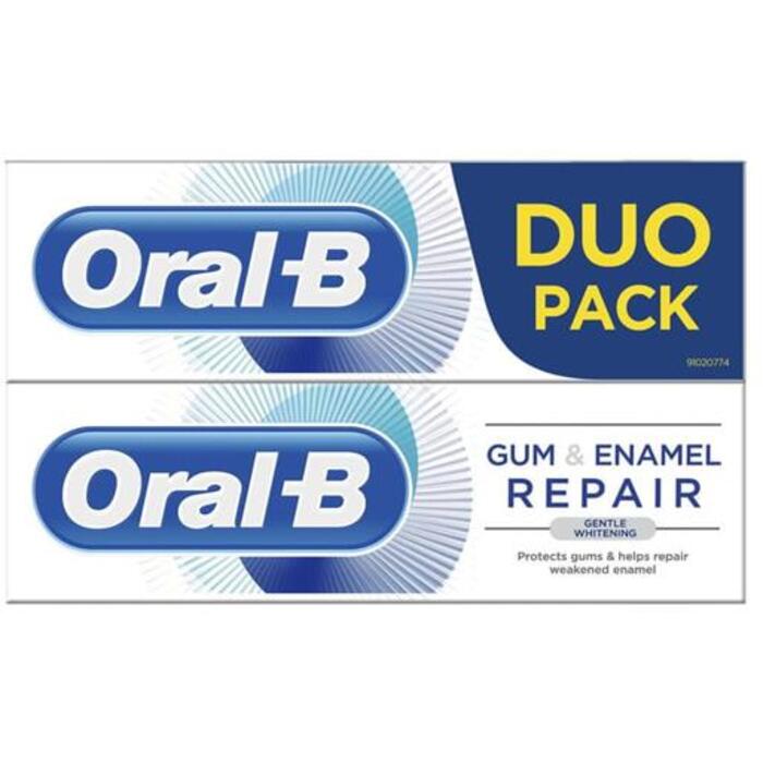 Oral-B Gum & Enamel Repair Gentle Whitening Zubní Pasta 2 x 75 ml