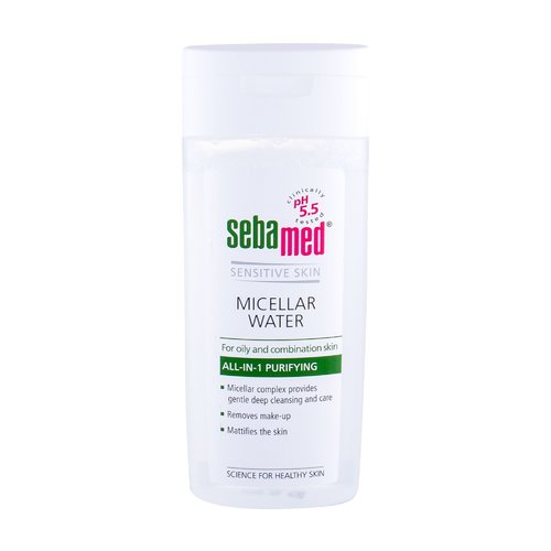 Sebamed Sensitive Skin Micellar Water Oily Skin - Micelární voda pro čištění a péči o mastnou a smíšenou pleť 200 ml