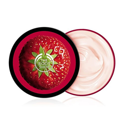 The Body Shop Strawberry Body Butter - Hydratační tělové máslo s vůní jahod 200 ml