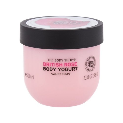 British Rose Body Yogurt Cream ( normální až suchá ) - Zvlhčující tělový balzám 