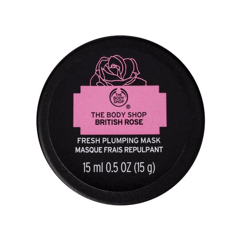 The Body Shop British Rose Fresh Plumping Mask - Osvěžující pleťová maska 15 ml