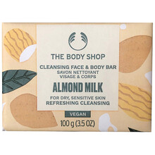 Almond Milk Cleansing Face & Body Bar ( suchá a citlivá pokožka ) - Čistiace mydlo na tvár a telo
