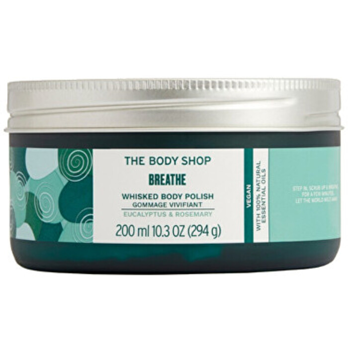 The Body Shop Breathe Eucalyptus & Rosemary Whisked Body Polish - Tělový peeling 200 ml