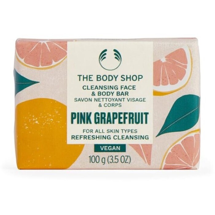 The Body Shop Pink Grapefruit tuhé mýdlo 100 g