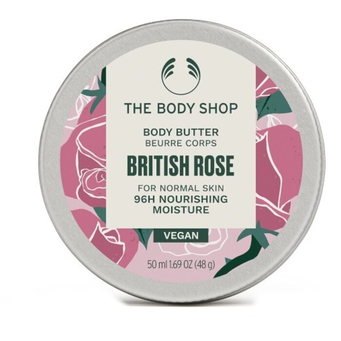 The Body Shop British Rose Body Butter - Tělové máslo pro normální pokožku 50 ml