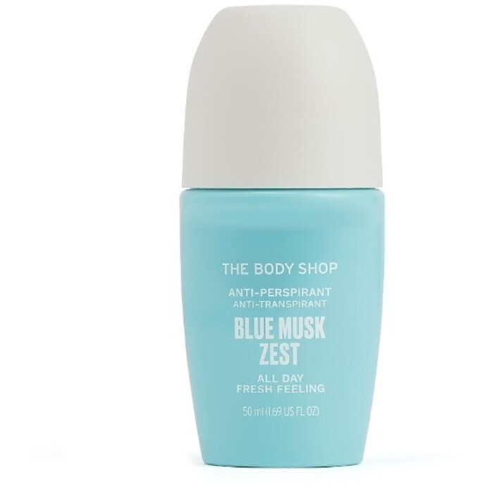 The Body Shop Blue Musk Zest Antiperspirant - Kuličkový antiperspirant 50 ml