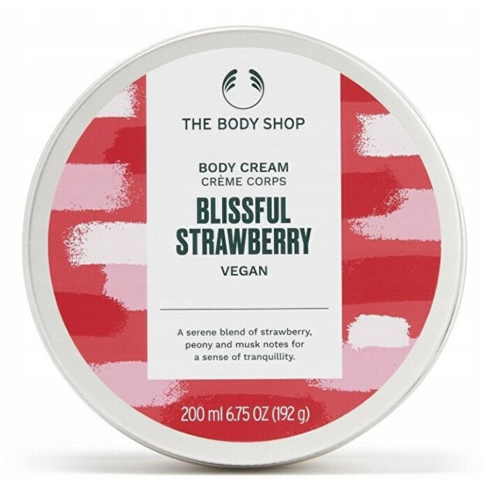 The Body Shop Blissful Strawberry Body Cream - Tělový krém 200 ml