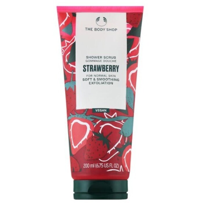 Strawberry Shower Scrub - Vyhlazující sprchový peeling