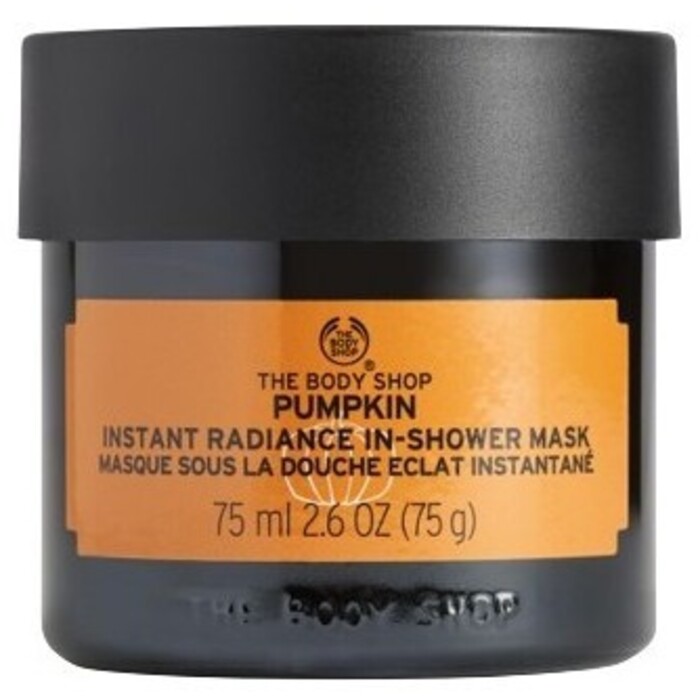 The Body Shop Pumpkin Instant Radiance In-Shower Mask - Rozjasňující pleťová maska do sprchy 75 ml