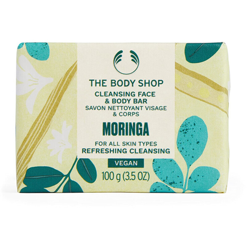 Moringa Face & Body Bar - Tuhé mýdlo na obličej a tělo