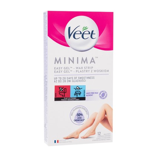 Minima Easy-Gel™ Wax Strips Legs & Body ( 12 ks ) - Voskové depilační pásky
