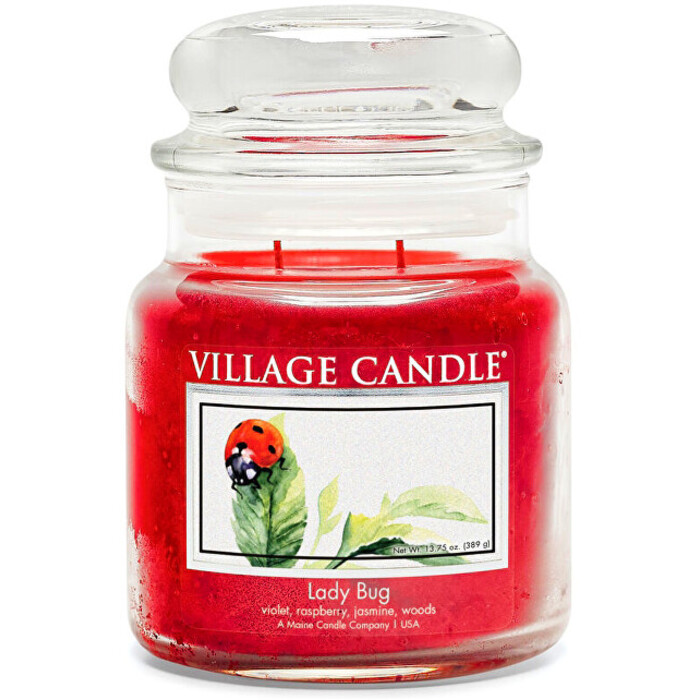 Candle Lady Bug ( lienka ) - Vonná sviečka v skle
