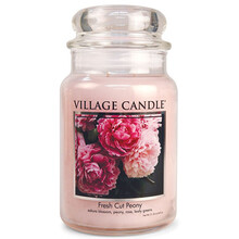 Candle Fresh Cut Peony ( čerstvo rezané pivonky ) - Vonná sviečka v skle 
