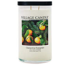 Clementine Evergreen Tumbler Candle ( mandarinka a jehličí ) - Vonná svíčka ve skle