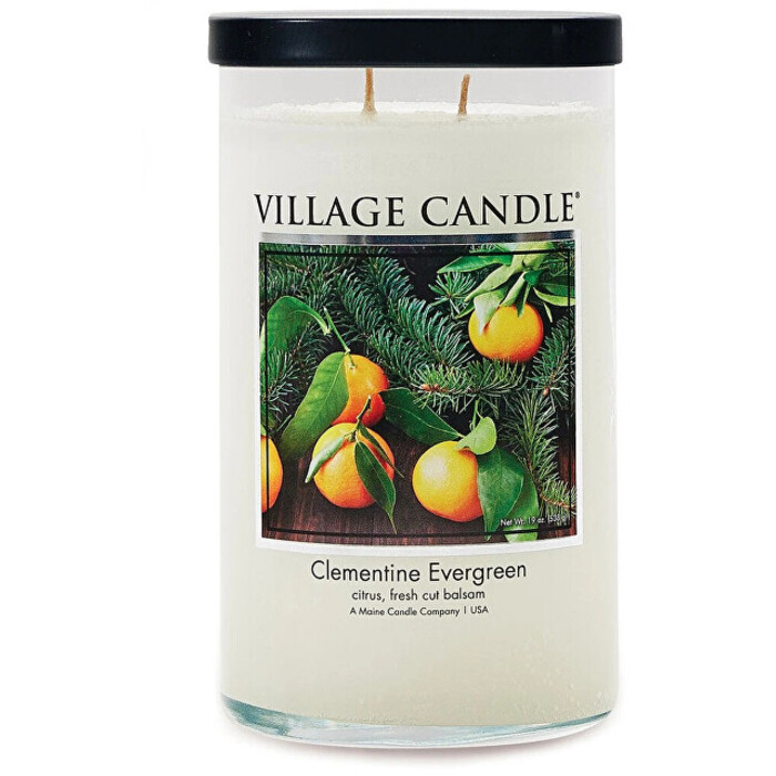 Clementine Evergreen Tumbler Candle ( mandarinka a jehličí ) - Vonná svíčka ve skle